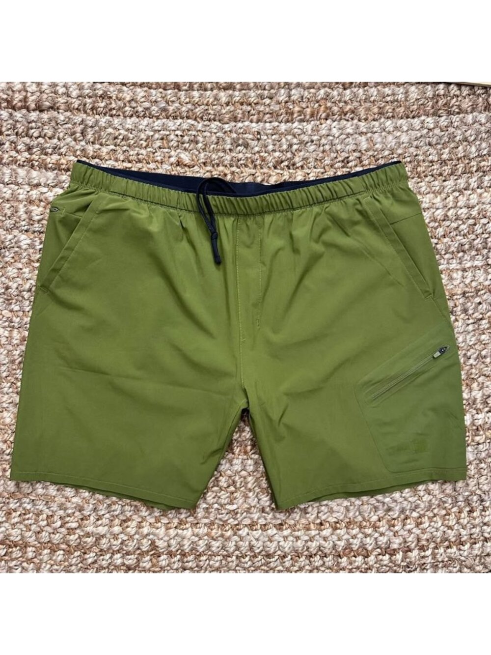The North Face Men's Olive Green Active Outdoor Hiking Athletic Cargo Shorts XL